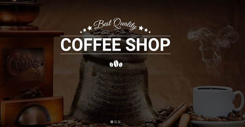 thiết kế website cà phê